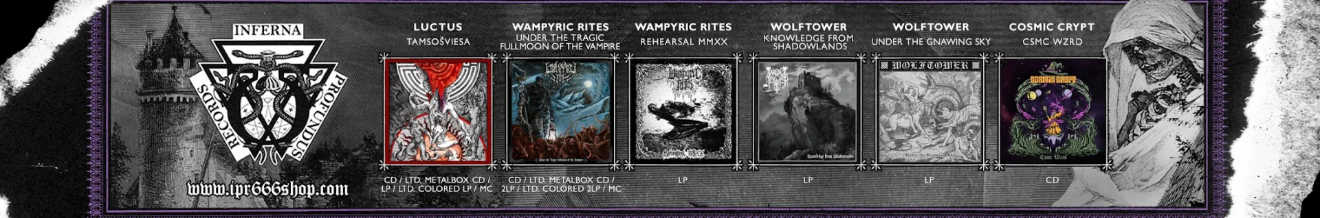 Banner καναλιού Inferna Profundus Records