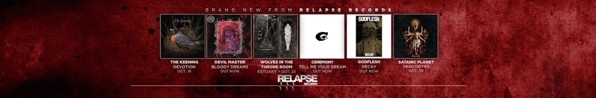 بنر کانال Relapse Records
